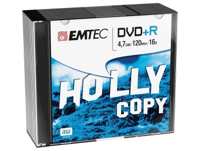 Photo of Emtec DVD R Slim Box 16X - 4.7GB Pack of 10