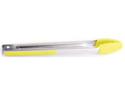 Photo of Gourmand 30cm Silicone Tongs with Auto Lock & Hook- Green