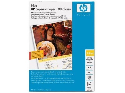 Photo of HP Superior Inkjet Paper 180 Glossy Paper - 50 Sheet