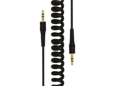 Jivo Auxiliary Cable 35mm Jack to Jack Coiled Black