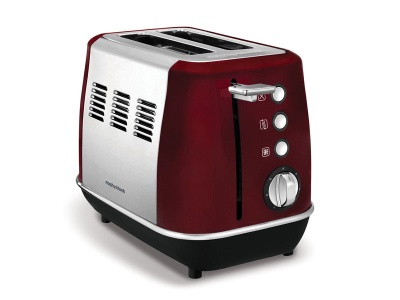 Photo of Morphy Richards Toaster 2 Slice Stainless Steel Red 900W