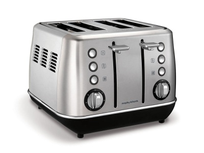 Photo of Morphy Richards Toaster 4 Slice Stainless Steel Brushed 1800W