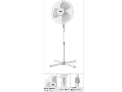 Photo of Mellerware Breeze 40cm Plastic Stand Fan