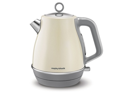 Photo of Morphy Richards 360 Degree Cordless Stainless Steel Cream 1.5L Kettle
