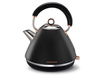 Photo of Morphy Richards Kettle 360 Degree Cordless Steel Black Rose Gold 1.5L 2200W