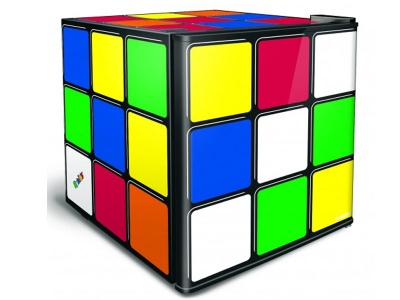 Photo of Husky Rubiks Cube 46L Counter Top Beverage Cooler Solid Door