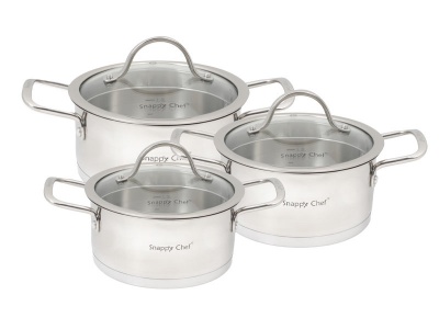 Photo of Snappy Chef 6-pc Platinum Cookware Set