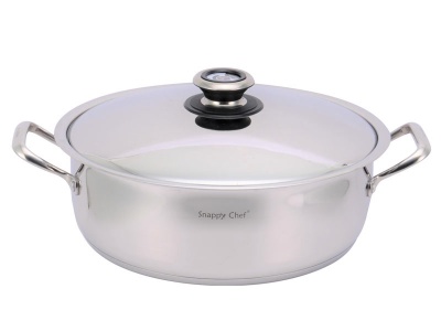 Photo of Snappy Chef 8l Deluxe Stainless Steel Casserole