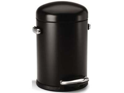 Photo of Simple Human 4.5L Retro Step Can Black