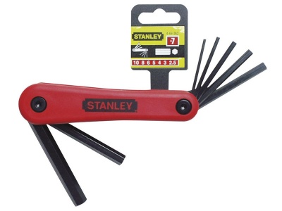 Photo of Stanley 7 Piece Metric Hex Male Key Set 2.5-10mm