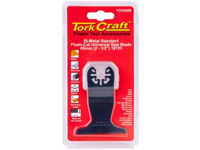 Photo of Tork Craft Quick Change Flush Cut Universal Saw Blade 65mm 18tpi