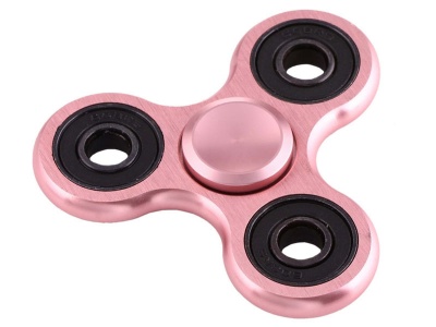 Photo of Tuff Luv Tuff-Luv Fidget Spinner Trio Metal Alloy-Rose Gold