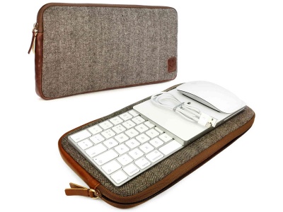Photo of Tuff Luv Tuff-Luv HerringBone Case For Apple Keyboard & Mouse Brown