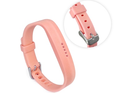 Photo of Tuff-Luv Silicone Strap Band for the Fitbit Flex 2 - Pink