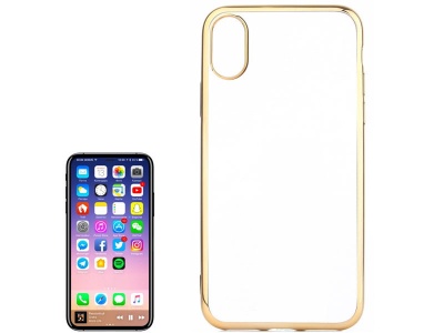 Photo of Tuff Luv Soft Plastic for iPhone X - Gold