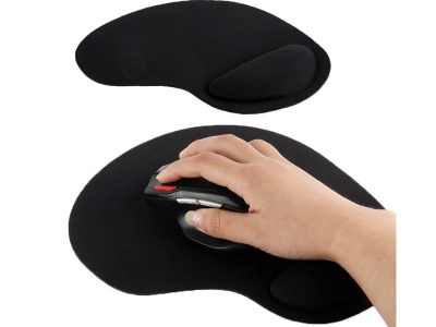 Photo of Tuff Luv Tuff-Luv Ultra Slim Wrist Supporter Mouse Pad - Black