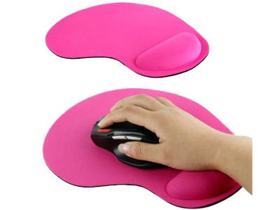 Photo of Tuff Luv Tuff-Luv Ultra Slim Wrist Supporter Mouse Pad - Pink