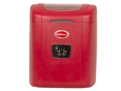 Photo of SnoMaster 12kg Table Top Ice Maker Red