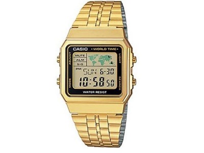 Photo of Casio Mens Retro Digital Gold Steel Wrist Watch