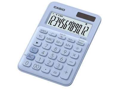Photo of Casio Desktop Calculator Light Blue