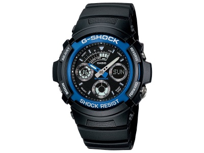 Photo of Casio G-Shock Black with Blue Face Wrist Watch