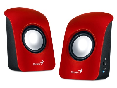 Photo of Genius SP115 2.0 Compact Portable Speakers - Red