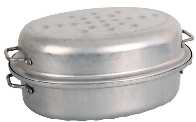 Photo of Kitchenware Roaster Aluminium Oval Diamond 30 x 21 x 15