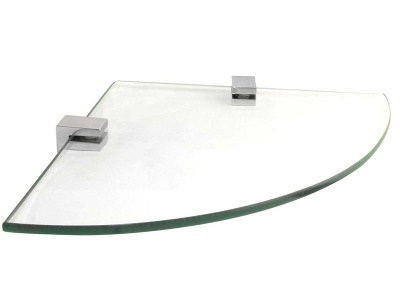 Wildberry Single Layer Corner Glass Shelf 270 x 270