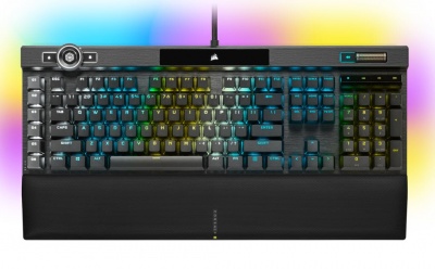 Photo of Corsair K100 RGB Black cherry MX Speed switch Mechanical Gaming Keyboard