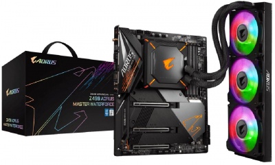 Photo of Gigabyte Z490 Aorus Master Waterforce Z490 Express Chipset Gen 10 LGA 1200 Motherboard with WiFi
