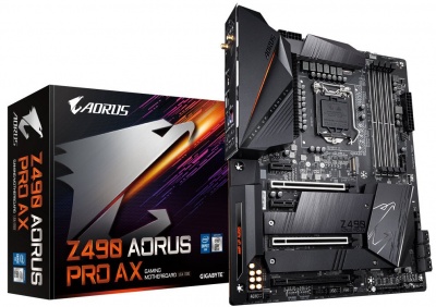Photo of Gigabyte Z490 Aorus Pro ax Z490 Express Chipset Gen 10 LGA 1200 Motherboard with WiFi