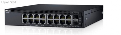 Photo of Dell X1018P Web managed 16X 1GBE POE and 1GBE SFP PORT