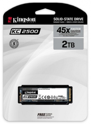 Photo of Kingston KC2500 series 2Tb/2000Gb NGFF 3D TLC NVMe PCIe x4 mode SSD type 2280 - 22x80x3.5mm