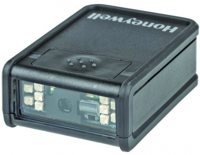 Photo of Honeywell Vuquest 3330S 2D driver's license scanner with USB cable
