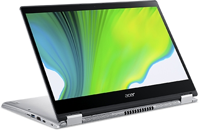 Photo of Acer Spin 3 SP314-54 10th gen 2" 1 Notebook Intel i5-1035G1 1.0GHz 4GB 256GB 14" FULL HD UHD BT Win 10 Home