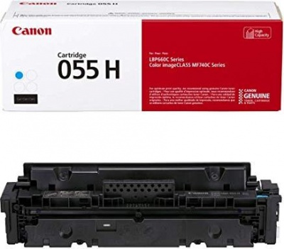 Photo of Canon 055 Cyan Laser Toner cartridge