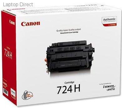 Photo of Canon 724H High yield Black Cartridge