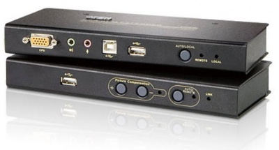 Photo of Aten CE800B USB VGA/Audio Cat 5 KVM Extender with USB Flash Storage