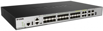 Photo of D Link D-Link 20 x SFP ports with 4 Combo 10/100/1000BASE-T/SFP ports and 4 x 10GbE SFP ports
