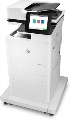 Photo of HP LaserJet Enterprise MFP M635fht 4-1 mono Printer Print Copy Scan Fax Duplex ADF USB LAN