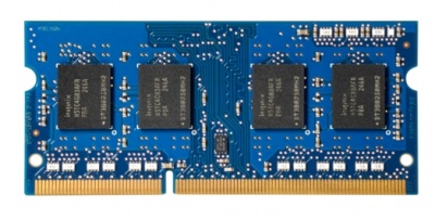 Photo of HP 1GB x32 144-pin 800MHz DDR3 SO-DIMM memory for laserjet printers