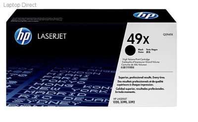 Photo of HP 49X Black LaserJet Toner Cartridge