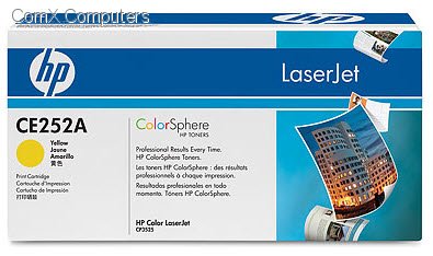 Photo of HP Color LaserJet CE252A Yellow Print Cartridge