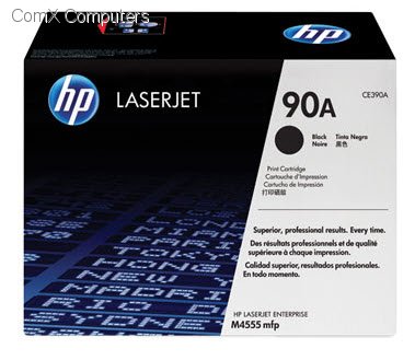 Photo of HP 90A Black LaserJet Toner Cartridge