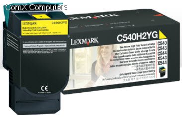 Photo of Lexmark C540 YELLOW HIGH YIELD REGULAR TONER CARTRIDGE