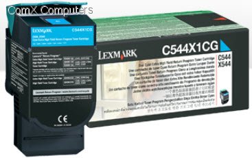 Photo of Lexmark C544; X544 CYAN EXTRA HIGH YIELD TONER CARTRIDGE