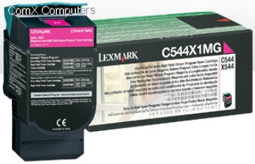 Photo of Lexmark C544; X544 MAGENTA EXTRA HIGH YIELD TONER CARTRIDGE