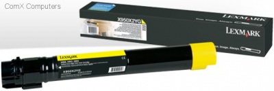 Photo of Lexmark X950 X952 X954 Yellow Extra High Yield Toner Cartridge - 22 000 Pages