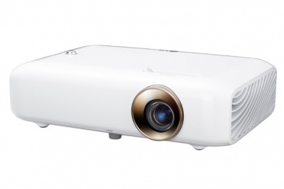 Photo of LG Minibeam 550 ANSI lumens DLP WXGA 1280x720 Wide LED RGB Projector with a Battery 100000:1 Contrast Ratio