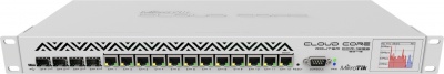 Photo of MikroTik CloudCore Router 12 Gigabit Port Router with 4 SFP ports rackmount 1U